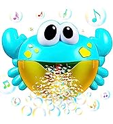 Jiosdo Baby Bath Toys, Crab Bath Bubble Machine With Musical, Bubble Maker for Bath Toddler Bath ...