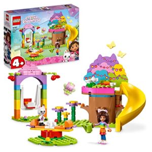 LEGO 10787 Gabby's Dollhouse Kitty Fairy's Garden Party Toy Playset with Gabby & Pandy Paws Figures plus Tree House