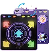 Joyjoz Dance Mat Toy for Kids, Music Dance Play Mat with LED Lights, Adjustable Volume, 5 Game Mo...