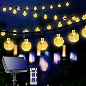 TTKTK Solar Garden Lights Outdoor with Remote