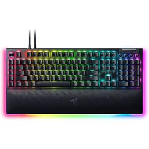 Razer BlackWidow V4 Pro (Green Switch) - Mechanical Gaming Keyboard (Clicky Mechanical Switches