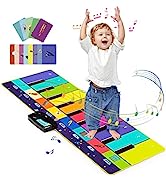Joyjoz Kids Piano Mat with 25 Sounds, Music Mat for Toddlers, Dance Mat for Children Animal Music...
