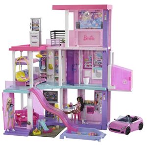 Barbie 60th Celebration DreamHouse Playset (3.75 ft) with 2 Exclusive Dolls