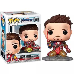 Funko POP! Marvel: Marvel Avengers Endgame - I Am Iron Man - Metallic - Glow In the Dark - Amazon Exclusive - Collectable Vinyl Figure - Gift Idea - Official Merchandise - Toys for Kids & Adults