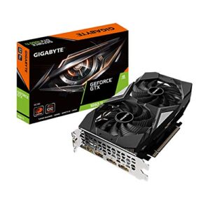 Gigabyte GeForce GTX 1660 Ti OC 6G 192-bit GDDR6 DisplayPort 1.4 HDMI 2.0B with Windforce 2X Cooling System Graphic Cards- Gv-N166TOC-6GD