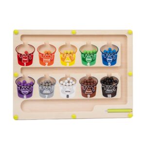 Magnetic Colour and Number Maze