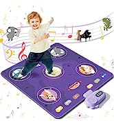 Joyjoz Dance Mat Toys Gifts for 6-12 Years Old Kids, with Detachable Wireless Connect Music Playe...