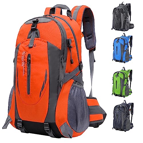 Achort 40L Hiking Backpack Lightweight Breathable Rucksack for Men Women Durable Water Resistant Daypack Travel Bag for Camping Cycling Skiing Climbing Trekking Mountaineer Outdoor Sports