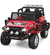 GYMAX Kids Ride on Car, 12V Battery Powered Licensed Maserati Toy Car with Remote Control, Music,...