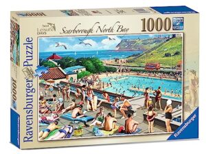Ravensburger 17548 Leisure Days No.8-Scarborough North Bay & Pool 1000 Piece Jigsaw Puzzle for Adults and Kids Age 12 Years Up