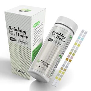 Water Testing Kits for Drinking Water 125 Strips - 16 in 1 Drinking Water Test Kit - Water Test Strips with Hardness