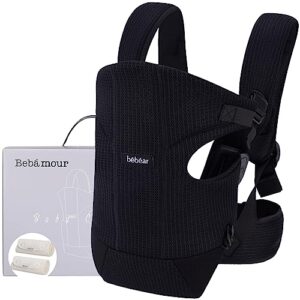 Bebamour Baby Carrier Front and Back Baby Carrier with 2 Shoulder Bibs