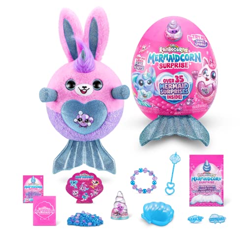 Rainbocorns Mermaidcorn Series 7 Bunny - Collectible Plush - Mermaid Surprises