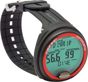 Cressi Donatello - Adult Unisex Professional Underwater Wrist Computer for Diving in Air/Nitrox and Apnea