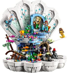 LEGO 43225 Disney Princess The Little Mermaid Royal Clam Shell 2023 Film Set with Ariel