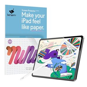 BERSEM 2-Pack Paper Screen Protector Compatible with iPad Pro 11 Inch (2022&2021&2020&2018) / iPad Air 5&4 Generation (10.9 inch