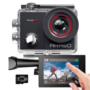 AKASO EK7000 Pro 4K Action Camera with 64GB microSDXC Memory Card