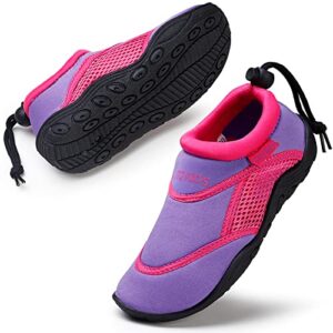 HKR Kids Boys Girls Water Shoes Quick Dry Aqua Wetsuit Socks for Beach Swim Pool