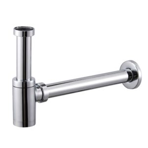 Deodorant Bottle Trap Bathroom Sink Tap Waste Pipe Round Chrome Adjustable Outle
