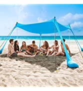 COMMOUDS Inflatable Swimming Pool, Large Paddling Pool, 8.2ft x 5.2ft x 1.5 ft, Double Layer Blow...