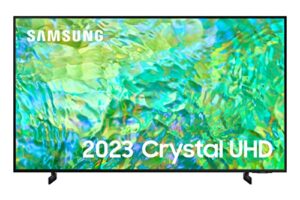 Samsung 43 Inch CU8000 4K UHD Smart TV (2023) - Crystal 4K HDR TV With Alexa Built-In & Gaming Hub