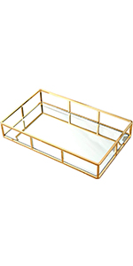 Gold Mirror Tray