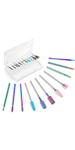 11pcs Electric Nail Drill Bits Kit