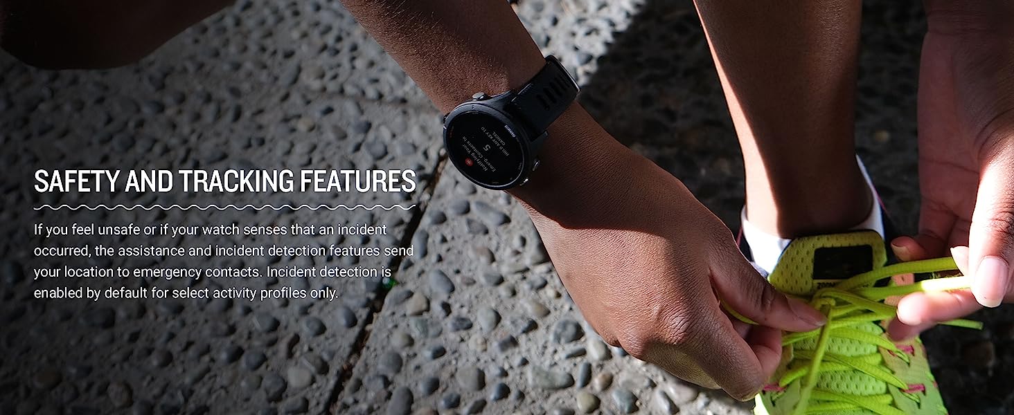 Safety and tracking features
