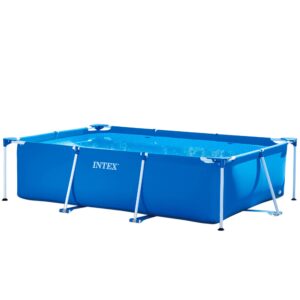 INTEX 28273NP 177.25in x 86.625in x 33in Rectangular Frame Pool - Blue
