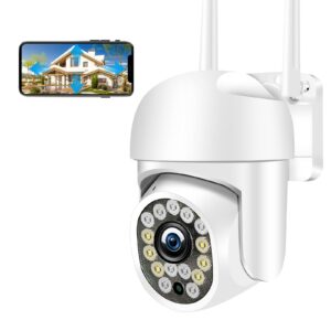Outdoor Security Camera with Color Night Vision