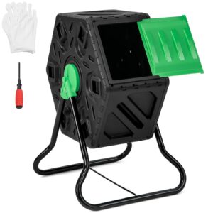 GiantexUK Dual/Single Chamber Tumbling Compost Bin