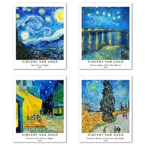 Berkin Arts Wall Art Unframed Prints Giclee Art Paper Set of 4