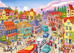 Small Town Life Jigsaw Puzzles for Adults 1000 Piece Simple Lifestyle Jigsaws 1000 Pieces for Adults Gifts