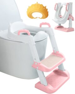 Trongle Potty Training Toilet Seat with Ladder for Toddler