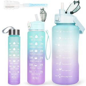 CodiCile 3 Pack Water Bottle 2L+750ml+200ml