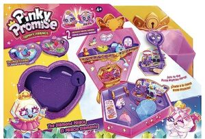 BANDAI Pinky Promise Diamond Palace Playset | Diamond Palace Playset Contains 2 Mini Playsets And 2 Exclusive Gemmy Friends | Combine Gems And Girls Jewellery For Customisable Wearable Fu
