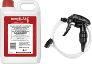 Rootblast Total Weedkiller 4L Extra Strong Glyphosate Weed Killer Spray Quick & Easy Application