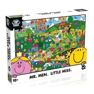 Winning Moves Mr Men Little Miss 1000 Piece Jigsaw Puzzle Game