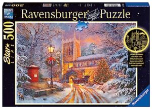Ravensburger 17384 Star Line 500 Piece Jigsaw Puzzle - A Sparkling Christmas Magical Adults and Kids Age 10 Years Up-Starline Edition-5