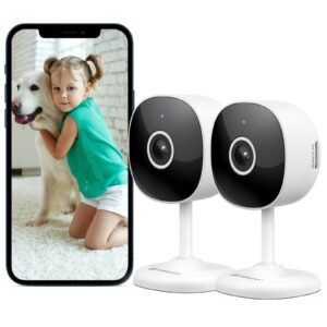GALAYOU Security Camera Indoor - 2K WiFi Home Camera for Baby