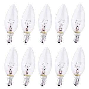 10 Pack E14 Small Screw Light Bulb