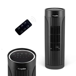 KEPLIN Cooling 13-inch Tower Fan with Remote & Touch Panel | 3 Speed & 3 Mode Setting | Portable & Durable