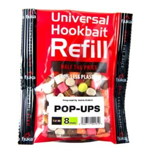 Fjuka Pop-Ups 8mm REFILL | Floating bait | Hair-rigs | Direct hooking