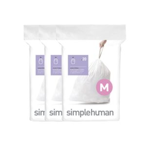 simplehuman CW0261 code M Custom Fit Bin Liner Bulk Pack