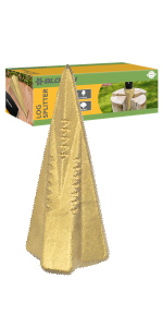 manual log splitter splitting maul wood splitter wedge wood grenade wood axe and log splitter wedge