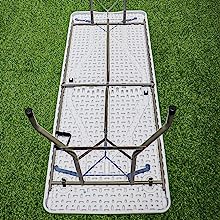 heavy duty trestle pasting ft foot picnic folding garden wallpaper tables garden catering banquet
