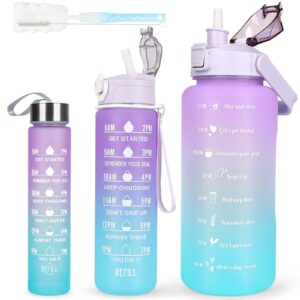 CodiCile 3 Pack Water Bottle 2L+750ml+200ml