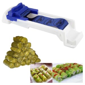 QIUUE Vegetable Meat Roller Quick Vegetable Meat Rolling Tools Cabbage Leaves Rolling Sushi Roller Meat Rolling Tool For Beginners And Children Stuffed Grape & Cabbage Leaves
