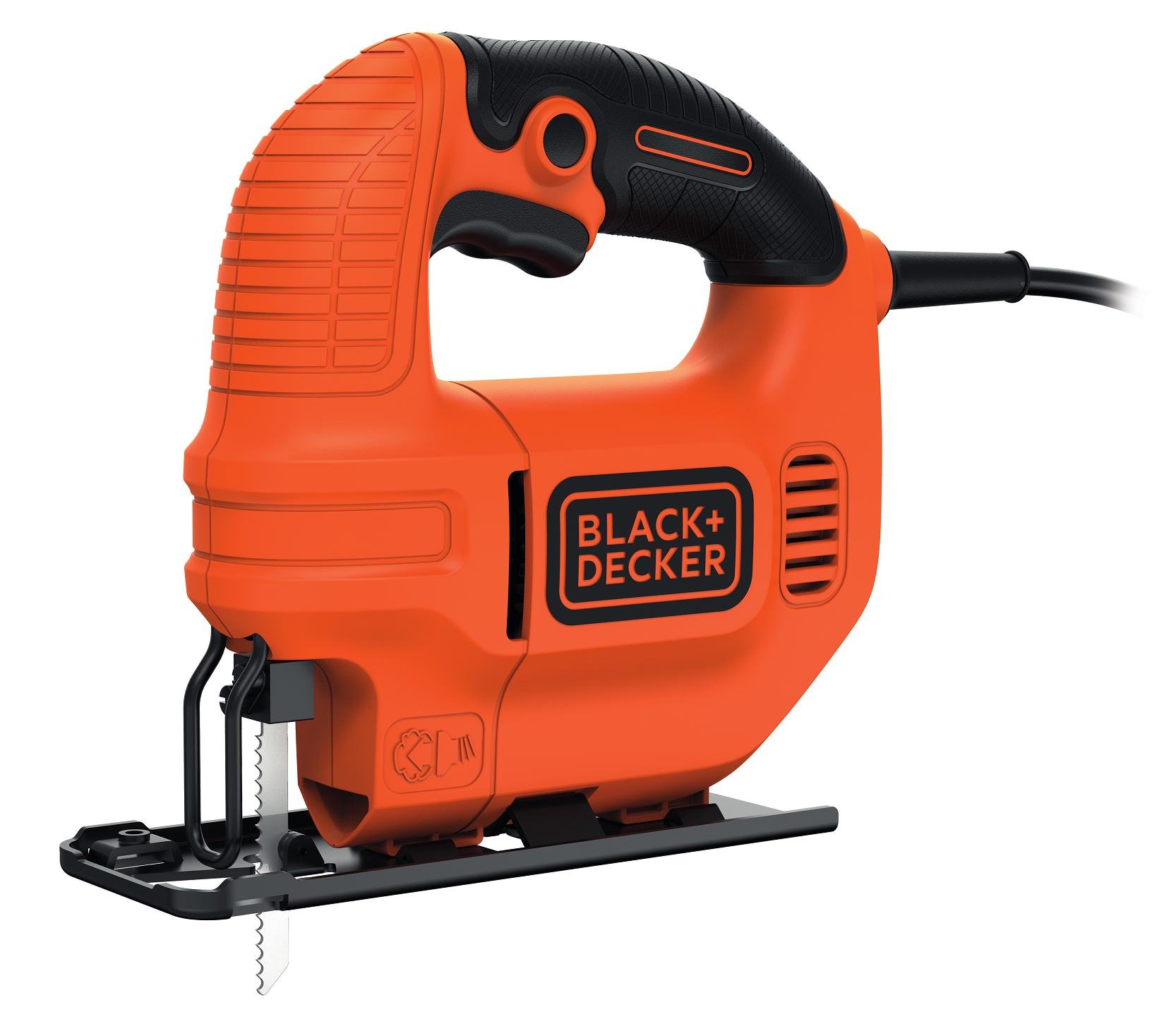 BLACK+DECKER 400 W Compact Jigsaw Power Tool with Blade and Kitbox