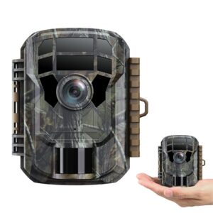 Wildlife Camera 24MP 1080P HD Trail Game Camera with Night Vision Motion Activated Waterproof